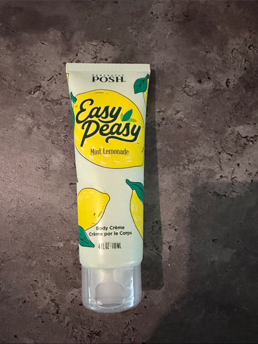 Perfectly Posh Easy Peasy Mint Lemonade Body Crème - White & Yellow